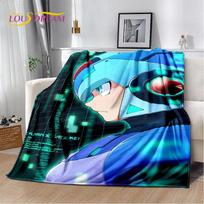 Retro animacinis žaidimas Rockman Mega Man minkštas flanelinis pledas lovoms, miegamojo, sofos, iškyloms, pledas lauko poilsiui, miegui, dovana 75x90cm