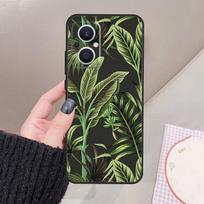 Tropical Leaf Pattern Funda For OPPO Reno 8 7 Lite 11F 12F 13F 14F 15F 10 12 13 14 Pro OPPO Find X8 X6 X9 Pro Case OPPO Find X9