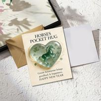 Pocket Hug Gift Exchange Contains An Acrylic Figurine And A Greeting Card Suitable For Various Occasions As A Create Ornament One Size mėtų žalios spalvos