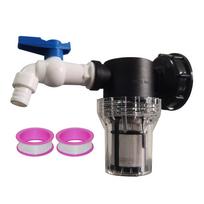 Car washing tools ibc S60*6 1/2 faucet adapter 80 mesh filter Car wash water gun accessories Water source filtration