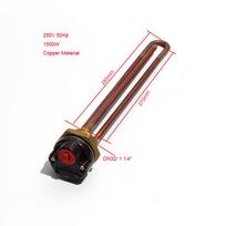 LUJINXUN 250V 50Hz Elektrinio vandens šildytuvo termostatas Temperatūros reguliavimo jungiklis BSP 1 1/4 DN32 apie 41mm sriegis 1,5KW 2,5KW 15A 250V 50Hz brown