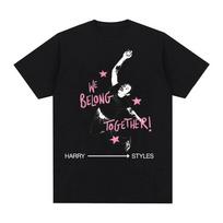 Harry Styles 2026 Together Album Graphics Print Tshrits Mens O-Neck 90s Casual Short Sleeve T-Shirt Oversized Cozy Cotton Tshirt 4XL