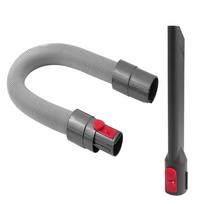 Durable Brush/Hose Kit for Dyson V7 V8 V10 V11 V15 Vacuum Cleaner Attachment Replacement Set Accessories 2pc B