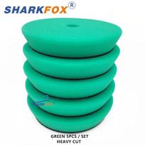 Sharkfox 5/6 Inch Sponge Car Polisher Waxing Pads Buffing Kit for Boat Car Polish Buffer Wheel Polishing Removes Scratches 5Inch (125mm)