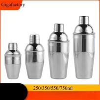 Hot 250/350/550/750ml Stainless Steel Cocktail Shaker Wine Mixer Cocktail Shaker Professional Barware Party Bar Tools