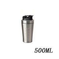 Stainless Steel Protein Powder Shaker Bottle With Steel Ball Leak Proof Gym Fitness Sport Whey Shakes Cup Fitness Sports Mug
