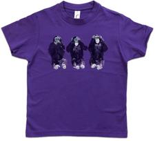 SEE NO HEAR NO SPEAK NO APES Kids Boys kids boys T-Shirt Mafia Gorilla Police Society 150