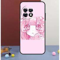 Pink Kawaii Anime Loli Cover For OnePlus 13 12 R 11 9 10 Pro 8T 9RT 10T OnePlus Nord CE 4 2 3 Lite N20 N30 Case OnePlus 9