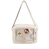 Japanese Anime Aesthetic Ita Bag Small Crossbody Shoulder Purse for Students Versatile Pin Display Pouch balta