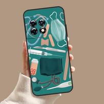 Cartoon Doctor Nurse Case For OnePlus Nord 5 CE 3 4 Lite N20 N30 OnePlus 15 13 12 11 10T 13T 13R 8 9 10 Pro Cover OnePlus 10Pro