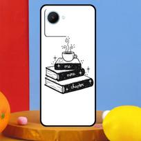 Books And Coffee For Realme C75 C71 C55 C53 C67 C61 C33 C63 C51 10 11 12 13 14 15 Pro Plus C65 GT7 Pro Case Realme C15