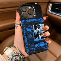 Game P-persona- 3 r-reload Phone Case For iPhone 17,16,15,14,13,12,11 Plus Pro Max Colored Silver Phone Case iPhone14