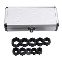 10pcs Highgrade Broken Nut Bolt Extractor Socket Hex Nut Removal Tool Nut Breaks Bolt Extractor sidabras