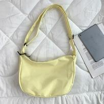 Women's Handbags Nylon Messenger Bags Trendy Dumpling Bag Lightweight Shoulder Bags Women Armpit Bag geltona