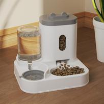 Professional Cat Feeder Water Dispenser Automatic Feeders Feeding and Watering Supplies Cat Bowl Drinking Fountain Dog Feeder pilka