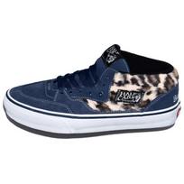 Supreme X Vans Half Cab Comfortable Versatile Mid-Top Skate Shoes Unisex Skate Shoes Blue VN0A5KYANVY 42.5