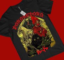 Dorohedoro metal T-shirt caiman,kanji,horror,shin,kaiman,nikaido,90s anime tee S