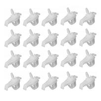 20Pcs Fender Side Skirt Mounting Clips For Mercedes W201 W124 S124 A0019886381 gray