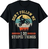 Motocross Dirt Bike Retro Vintage Tee T-Shirt L