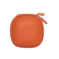 For DJI Osmo Nano Storage Bag PU Waterproof And Anti Fall Mini Bag For Sports Cameras Portable Protective Box Accessories oranžinė