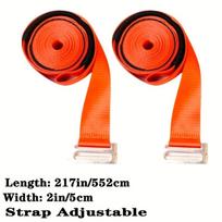 2pcs Adjustable Moving and Lifting Straps, Suitable for Single-Person Moving System, Suitable for Home Office Moving Company oranžinė