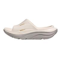 Hoka One One Ora Recovery Slide 3 Comfortable Odor-Resistant Slide Sandals Unisex Sandals White Gray 1135061-ATRS 35
