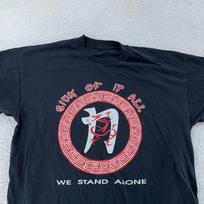 Vtg Sick Of It All Marškinėliai Vyriški M/L Mes Stovime Vienui Hardcore Punk Grupės Koncertinis Marškinėlis L black