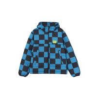 Nike Lebron Checkered Basketball Hooded Down Jacket Men Outerwear Blue DA6718-469 M