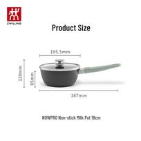 ZWILLING Now Pro Non-Stick Milk Pot 18cm 18cm spalva