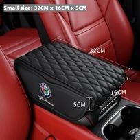 Car Armrest Cover Mat PU Leather Waterproof Storage Box Pad For Alfa Romeo giulietta 159 mito giulia stelvio 147 Car Accessories
