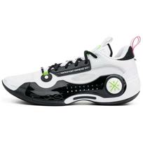 Li Ning Way Of Wade 10 žemi, atsparūs trinčiai, neslystantys, palaikantys, žemi krepšinio bateliai vyrams, baltos ir juodos spalvos ABAS083-28 40