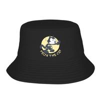 Felix The Cat Bucket Hat For Women  FisherUnisex Hats Casual Vacation Caps Breathable Hawaii Custom DIY Sunscreen Hats One Size