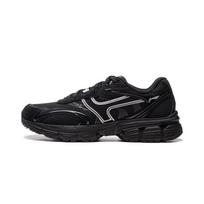 Li Ning Pentium P1000 Cushioning Slip Resistant Abrasion Resistant Low top Running Shoes Men's Black AGCU411-2 42