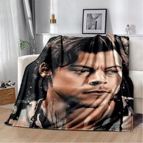 29 Style Harry Styles Singer Star Soft Flannel Blanket for Beds Bedroom Sofa Picnic,Throw Blanket for Leisure Nap Gift 75x90cm