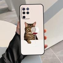 Funny Cat Art Case For Oppo A5 Pro A15 A17 A57 A77 A18 A38 A58 A78 A98 A94 A74 A54 A16 A76 A96 A40 A60 A80 OPPO A94 5G