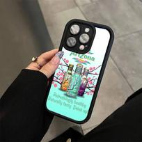 Fashion Vaporwave AriZona Iced Tea Aesthetic Phone Case For Iphone 11 12 13 14 15 16 17 Pro Max Mini Plus Soft TPU Back Cover iPhone 14 pro
