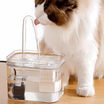 Hot Water Dispenser For Cats Automatic Circulation Running Water Dispenser For Cats Water Dispenser For Pug Accessories Luxury (White,A) balta