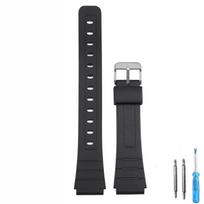 Silicone Watch Strap for CASIO F91W W-800H 18mm for W800H SGW400 F91W F84 F105/108 A158/168 AE1200/1300 Soft Men Wrist Bracelet 16mm