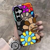 K-KaiKai K-KiKi Art Phone Case For Samsung S25 Ultra S23 S22 S21 S20 Ultra Plus S24 Fe A54 A55 Color Silver Cover Samsung S21