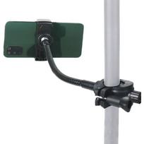 Mic Stand Phone Holder Adjustable Phone Mic Stand Holders Adjustable Mount With Long Gooseneck Arm Flexible For Drum Music Club