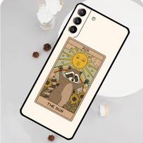 Raccoon Art Tarot Phone Case For Samsung Galaxy S26 S25 S24 S20 S21 S22 S23 Ultra S10 Plus S25 FE Funda Cover Galaxy S23