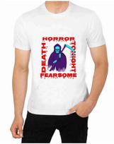 Grim Reaper Death Horror Fearsome Tonight Art Scary Halloween art T-Shirt M
