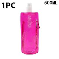 1/2PCS 500ML Portable Ultralight Water Bag Foldable Soft Flask Squeeze Water Bottle for Hiking Camping Outdoor Sport Supplies