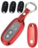 [BOMI] Compatible/Replacement Wagon Key Case TPU Lightweight Durable Every Wagon One Size raudona