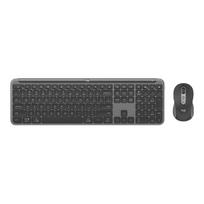 Logitech MK950 Silent Wireless Keyboard Mouse Combo juoda spalva