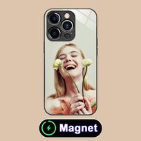 Elle Fanning Glass MagSafe Mobile Phone Case for iPhone 17 16 15 14 13 12 11 Air Pro Max Plus Mini Colorful Cover iPhone 11 Pro Max