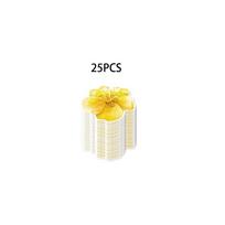 Hawaiian Hibiscus Flower Placemat Disposable Flower Shaped Tablemat  Summer Party Decoration geltona