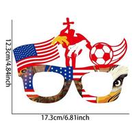 2026 World Cup Theme Party Decorations: Soccer Headbands, Glasses, and Cheering Props american glasses