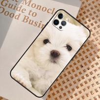 Maltese Dog Puppies Phone Case For iPhone 15 14 13 12 11 16 Pro Max 13 12 mini XR 15 16 Plus 16e Cover Coque iPhone 14