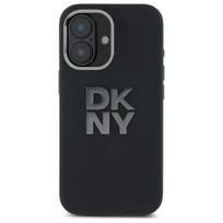 Etui Dkny Liquid Silicone Metal Logo Do Iphone 16, Czarne